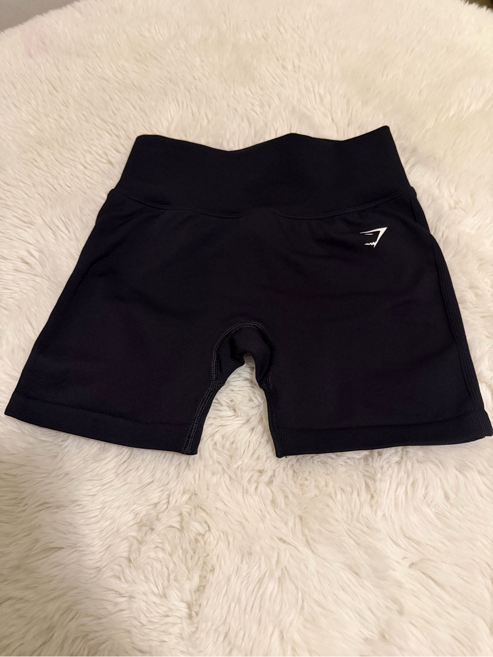 Gymshark Black High-Waist Bike Shorts
